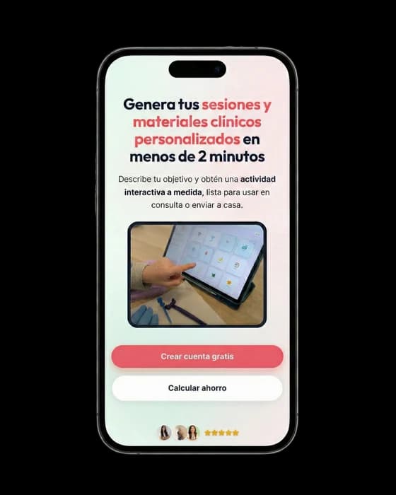 SandiApp en móvil, SaaS clínico con motor RAG